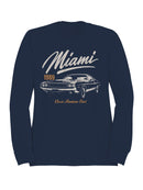 Miami 1989 Classic Car Design Men's Sweatshirt
