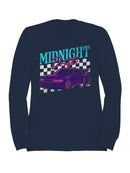 Midnight Drift Racing Graphic Men's Sweatshirt
