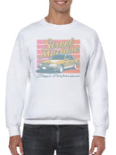 Retro Street Machine Car Art Men's Sweatshirt
