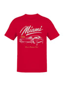 Miami 1989 Classic Car Design Men's T-shirt