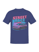 Vibrant Street Race Car Design Men's T-shirt