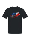 Patriotic American Hot Rod Design Men's T-shirt