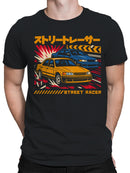 Street Racer Retro Graphic Design Men's T-shirt