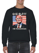 God Bless The Peacemaker Design Men's Sweatshirt