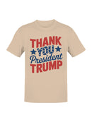 Thank You President Trump Graphic Men's T-shirt