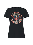 God Bless the Peacemaker Emblem Women's T-shirt