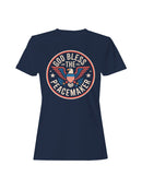 God Bless the Peacemaker Emblem Women's T-shirt
