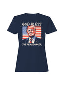 God Bless The Peacemaker Design Women's T-shirt