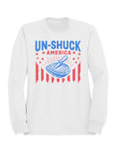 Un-Shuck America Patriot Design Men's Sweatshirt