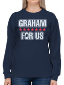 Graham for Us Campaign Graphic Women's Sweatshirt