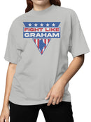 Fight Like Graham Patriotic Design Women's T-shirt