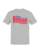 Supporting Graham Patriotic Design Men's T-shirt