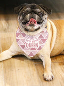 The Real Queen Pet Bandana Small -SmartPrintsInk Designs
