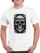 Balance Skull Deck Of Cards T-shirt -SmartPrintsInk Designs