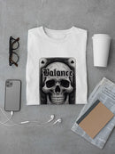 Balance Skull Deck Of Cards T-shirt -SmartPrintsInk Designs