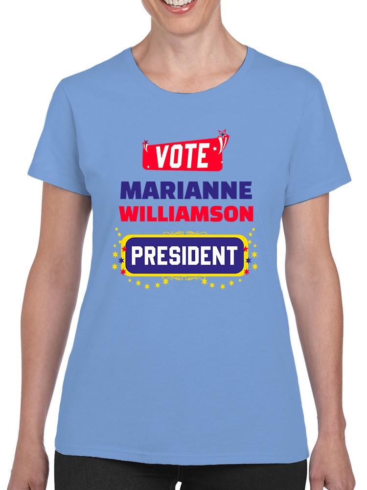Vote Williamson President T-shirt -SmartPrintsInk Designs