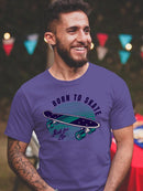 Born To Skate Wave T-shirt -SmartPrintsInk Designs