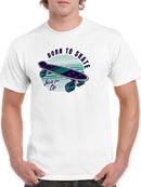 Born To Skate Wave T-shirt -SmartPrintsInk Designs
