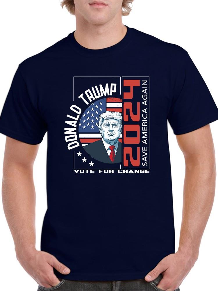Donald Trump Save America Again T-shirt -SmartPrintsInk Designs