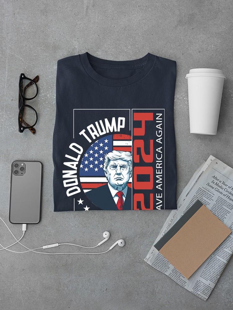 Donald Trump Save America Again T-shirt -SmartPrintsInk Designs