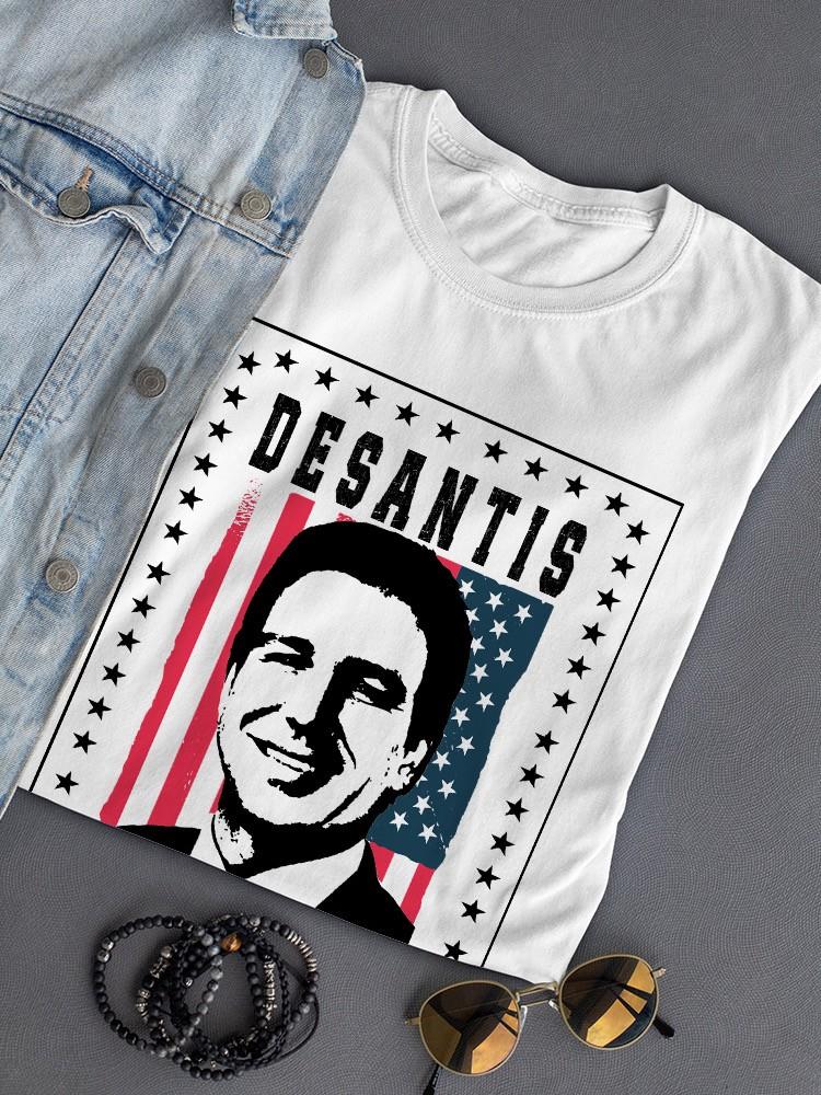 Desantis American Flag 2024 T-shirt -SmartPrintsInk Designs