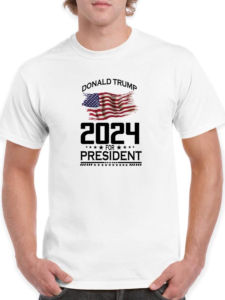 Donald Trump 2024 For President T-shirt -SmartPrintsInk Designs