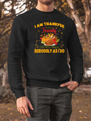 Thankful To Have A Family Hoodie -SmartPrintsInk Designs