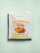 Thankful To Have A Family Hoodie -SmartPrintsInk Designs
