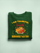 Thankful To Have A Family Hoodie -SmartPrintsInk Designs