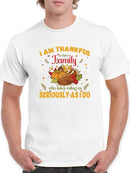 Thankful To Have A Family T-shirt -SmartPrintsInk Designs