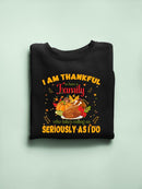 Thankful To Have A Family Hoodie -SmartPrintsInk Designs