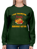 Thankful To Have A Family Hoodie -SmartPrintsInk Designs