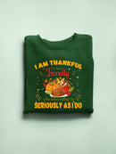 Thankful To Have A Family Hoodie -SmartPrintsInk Designs