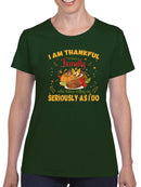 Thankful To Have A Family T-shirt -SmartPrintsInk Designs