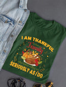 Thankful To Have A Family T-shirt -SmartPrintsInk Designs