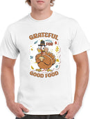 Grateful For Good Food T-shirt -SmartPrintsInk Designs