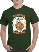 Grateful For Good Food T-shirt -SmartPrintsInk Designs
