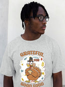 Grateful For Good Food T-shirt -SmartPrintsInk Designs