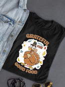 Grateful For Good Food T-shirt -SmartPrintsInk Designs