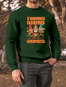 Thanksgiving With My Gnomies Hoodie -SmartPrintsInk Designs