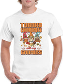 Thanksgiving With My Gnomies T-shirt -SmartPrintsInk Designs