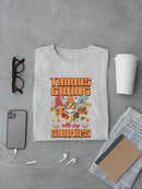 Thanksgiving With My Gnomies T-shirt -SmartPrintsInk Designs