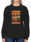 Thanksgiving With My Gnomies Hoodie -SmartPrintsInk Designs