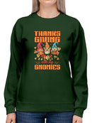 Thanksgiving With My Gnomies Hoodie -SmartPrintsInk Designs