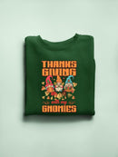 Thanksgiving With My Gnomies Hoodie -SmartPrintsInk Designs