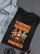 Thanksgiving With My Gnomies T-shirt -SmartPrintsInk Designs