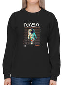 Nasa Fly Me To The Space Hoodie -SmartPrintsInk Designs