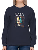 Nasa Fly Me To The Space Hoodie -SmartPrintsInk Designs