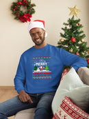 Ugly Sweater Merry Christmas Hoodie -SmartPrintsInk Designs