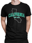 West Coast California T-shirt Men's -SelectDesign